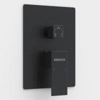 Душевая система Berges Nardis 3S 071011 Черная матовая — фото 3, Встраиваемые душевые комплекты