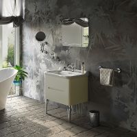 Товар: Тумба под раковину Kerasan Waldorf 74 925630 подвесная Bi vaniglia matt - фото 4 Тумба под раковину Kerasan Waldorf 74 925630 подвесная Bi vaniglia matt — фото 4, Мебель для ванной