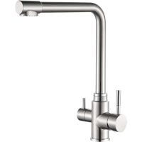 Смеситель для кухни Orange Boni Никель арт-M15-008ni — фото 1, Смесители для кухни