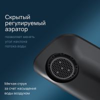 Смеситель для раковины AM.PM Inspire V2.0 TouchReel F50A02522 Черный матовый — фото 2, Смесители для раковины