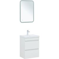 Товар: Тумба под раковину Aquanet Нота New 50 335416 подвесная Белый глянец - фото 4 Тумба под раковину Aquanet Нота New 50 335416 подвесная Белый глянец — фото 4, Мебель для ванной