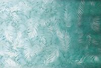 Товар: Фреска Ortograf Oasis 32712 Фактура флок FLK Флизелин (4*2,7) Бирюзовый, Листья - фото 2 Фреска Ortograf Oasis 32712 Фактура флок FLK Флизелин (4*2,7) Бирюзовый, Листья — фото 2, Фрески