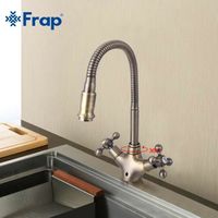 Товар: Смеситель для кухни Frap H19-4 F4319-4 Бронза - фото 6 Смеситель для кухни Frap H19-4 F4319-4 Бронза — фото 6, Смесители для кухни