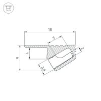 Товар: Профиль алюминиевый Arlight Mini 038208 накладной для контурной подсветки Оливковый - фото 4 Профиль алюминиевый Arlight Mini 038208 накладной для контурной подсветки Оливковый — фото 4, Профили для светодиодных лент