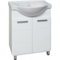 Тумба под раковину Runo Эрика 70 УТ000003318 Белая — фото 1, Тумбы под раковину