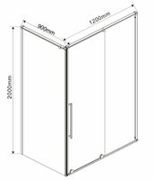 Товар: Душевой уголок Vincea Arno 120х90 VSR-1A9012CLB профиль Черный стекло прозрачное - фото 10 Душевой уголок Vincea Arno 120х90 VSR-1A9012CLB профиль Черный стекло прозрачное — фото 10, Душевые уголки