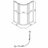 Товар: Душевой уголок Triton Альфа-Блэк 100х100 Щ0000054225 профиль Черный стекло прозрачное - фото 5 Душевой уголок Triton Альфа-Блэк 100х100 Щ0000054225 профиль Черный стекло прозрачное — фото 5, Душевые уголки