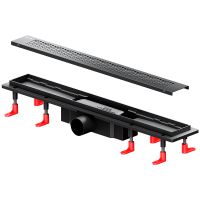 Товар: Душевой лоток AM.PM PrimeFlow 60 W02SC-P11-060-01BM с Черной матовой решеткой Cut Gradient - фото 2 Душевой лоток AM.PM PrimeFlow 60 W02SC-P11-060-01BM с Черной матовой решеткой Cut Gradient — фото 2, Душевые лотки