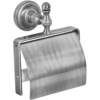 Держатель туалетной бумаги Migliore Mirella 17148 с крышкой Argento Brunito — фото 1, Держатели туалетной бумаги