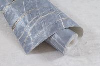 Обои Артекс Murano 10812-05 Винил на флизелине (1,06*10,05) Серый, Абстракция/Линии — фото 3, Обои для стен