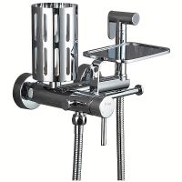 Гигиенический душ со смесителем Frap F7513 Хром — фото 1, Гигиенические души