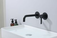 Товар: Смеситель для раковины Splenka S221.11.06 Черный матовый - фото 4 Смеситель для раковины Splenka S221.11.06 Черный матовый — фото 4, Смесители