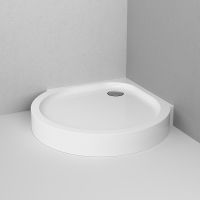 Акриловый поддон для душа AM.PM Like Round 95х95 W83T-333-095W Белый — фото 3, Акриловые душевые поддоны