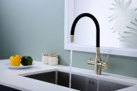 Смеситель для кухни Paulmark Salix Бронза арт-Sa213419-BR — фото 3, Смесители для кухни