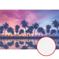 Фреска Ortograf Relax 34261 Фактура бархат FX Флизелин (4*2,7) Черный/Розовый/Голубой, Небо/Море/Пейзаж — фото 1, Фрески