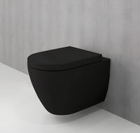 Товар: Унитаз Bocchi Venezia 1295-004-0129 подвесной Черный матовый без сиденья - фото 2 Унитаз Bocchi Venezia 1295-004-0129 подвесной Черный матовый без сиденья — фото 2, Унитазы