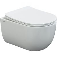 Комплект унитаза с инсталляцией Berges Novum 043239 с сиденьем Микролифт и Белой клавишей смыва — фото 2, Унитазы