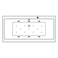 Товар: Акриловая ванна Excellent Pryzmat Slim 180x80 WAEX.PRY18S.RELAX.BR с гидромассажем - фото 7 Акриловая ванна Excellent Pryzmat Slim 180x80 WAEX.PRY18S.RELAX.BR с гидромассажем — фото 7, Ванны