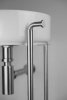 Консоль под раковину Deante Silia 36 CKS_F36A Брашированная сталь — фото 7, Мебель для ванной