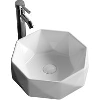 Раковина-чаша Ceruttispa 42 CR0057 СТ9561 Белая — фото 1, Раковины накладные