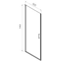 Товар: Душевая дверь Vincea Alpha 60 VDP-3AL600CLGM профиль Вороненая сталь стекло прозрачное - фото 7 Душевая дверь Vincea Alpha 60 VDP-3AL600CLGM профиль Вороненая сталь стекло прозрачное — фото 7, Распашные душевые двери