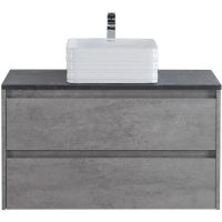 Товар: Тумба под раковину BelBagno Kraft 90 KRAFT-900-2C-SO-CG подвесная Cemento Grigio - фото 2 Тумба под раковину BelBagno Kraft 90 KRAFT-900-2C-SO-CG подвесная Cemento Grigio — фото 2, Тумбы под раковину