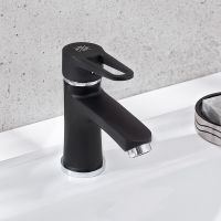 Смеситель для раковины Ростовская Мануфактура Сантехники SL77BL-001F Черный — фото 4, Смесители