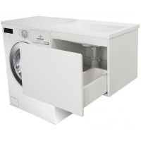 Товар: Тумба с раковиной Эстет Dallas Luxe 105 R ФР-00009674 подвесная Белая - фото 3 Тумба с раковиной Эстет Dallas Luxe 105 R ФР-00009674 подвесная Белая — фото 3, Тумбы с раковиной