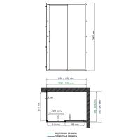 Товар: Душевой уголок WasserKRAFT Lopau 120x90 32S07R профиль Хром стекло прозрачное - фото 4 Душевой уголок WasserKRAFT Lopau 120x90 32S07R профиль Хром стекло прозрачное — фото 4, Душевые уголки