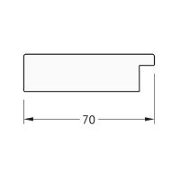 Зеркало Evoform Octagon 72x92 BY 7088 в багетной раме - Серебряный дождь 70 мм — фото 4, Мебель для ванной