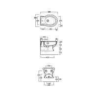 Товар: Биде Simas Lante LA19bi*1 подвесное Белое - фото 3 Биде Simas Lante LA19bi*1 подвесное Белое — фото 3, Биде