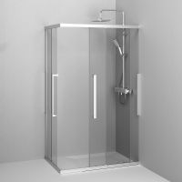 Товар: Душевой уголок AM.PM Func 120x80 W84G-403-12080-MТ профиль Хром матовый стекло прозрачное - фото 11 Душевой уголок AM.PM Func 120x80 W84G-403-12080-MТ профиль Хром матовый стекло прозрачное — фото 11, Душевые уголки