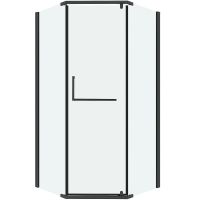 Душевой уголок Grossman Pragma 100х100 302.K33.03.1010.42.00 профиль Графит сатин стекло прозрачное — фото 1, Душевые уголки