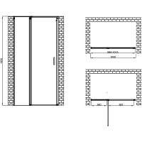 Товар: Душевая дверь Berges Legos LS-2 100 062024 профиль Хром стекло прозрачное - фото 3 Душевая дверь Berges Legos LS-2 100 062024 профиль Хром стекло прозрачное — фото 3, Душевые двери в нишу