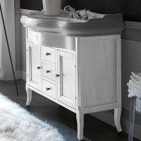 Тумба под раковину Kerasan Retro 90 734730 Белая — фото 1, Мебель для ванной