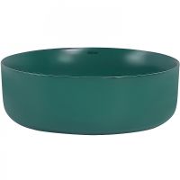 Товар: Раковина-чаша Abber Bequem 36 AC2108MBG Темно-зеленая матовая - фото 2 Раковина-чаша Abber Bequem 36 AC2108MBG Темно-зеленая матовая — фото 2, Раковины накладные