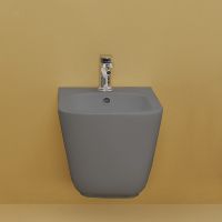 Товар: Биде Kerasan Tribeca 512589 подвесное Ferro matt - фото 2 Биде Kerasan Tribeca 512589 подвесное Ferro matt — фото 2, Биде