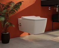 Унитаз биде Vitra Metropole Rim-Ex 7672B003-1684 подвесной без сиденья — фото 2, Подвесные унитазы