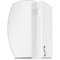 Зеркало со шкафом Aquanet Моника 60 186773 R Белое — фото 1, Мебель для ванной