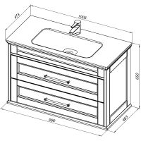 Товар: Тумба под раковину Aquanet Бостон 100 М 209678 подвесная Белый матовый - фото 9 Тумба под раковину Aquanet Бостон 100 М 209678 подвесная Белый матовый — фото 9, Мебель для ванной