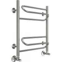 Водяной полотенцесушитель Terminus Юпитер П6 500x600 4670078530431 Хром, нижнее подключение, G 1/2" ВР — фото 1, Водяные полотенцесушители