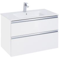 Тумба под раковину Roca The Gap 80 A857399806 подвесная Белый глянец — фото 1, Мебель для ванной