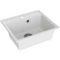 Кухонная мойка Maretti Kitchen KT490-WH Белая — фото 4, Кухонные мойки