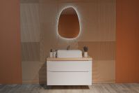 Зеркало Silver Mirrors Molecula-Lite 57 LED-00002801 с подсветкой с бесконтактным выключателем и диммером — фото 6, Зеркала в ванную комнату