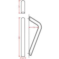 Полотенцедержатель Artceram Postit PSC003 01 00 Белый — фото 4, Полотенцедержатели