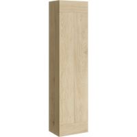 Шкаф пенал Aqwella Astrid 35 AST0535DD подвесной Дуб Давос — фото 1, Пеналы для ванной комнаты