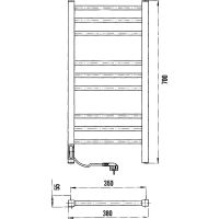 Товар: Электрический полотенцесушитель Laris Астор ЧКЧ9 350х700 R 73207865 Черный муар - фото 7 Электрический полотенцесушитель Laris Астор ЧКЧ9 350х700 R 73207865 Черный муар — фото 7, Электрические полотенцесушители