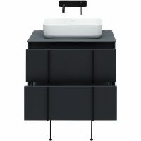 Тумба под раковину Allen Brau Reality 70 1.32004.AM подвесная Антрацит матовый — фото 42, Тумбы под раковину