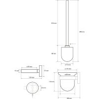 Товар: Ершик для унитаза Bemeta Neo 104113019 Нержавеющая сталь - фото 2 Ершик для унитаза Bemeta Neo 104113019 Нержавеющая сталь — фото 2, Ершики для унитаза