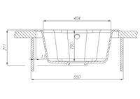 Товар: Кухонная мойка Aquaton Мида 51 1A712732MD230 Серая - фото 4 Кухонная мойка Aquaton Мида 51 1A712732MD230 Серая — фото 4, Кухонные мойки